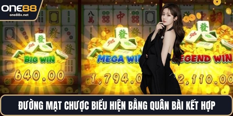 Đường Mạt Chược biểu hiện bằng quân bài kết hợp