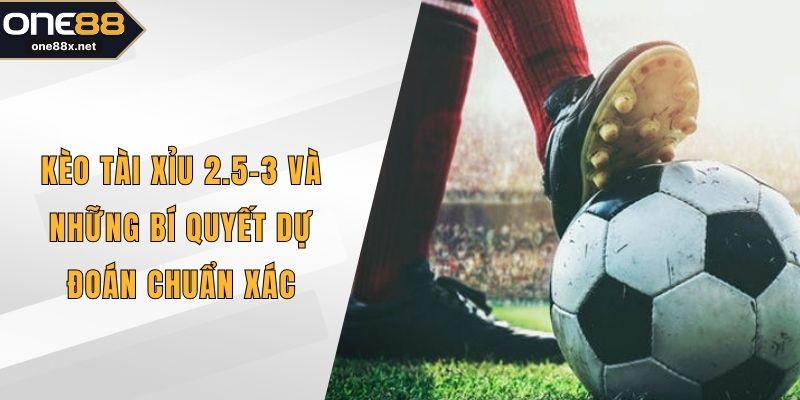 Kèo tài xỉu 2.5-3