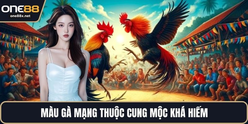 Màu gà mạng thuộc cung Mộc khá hiếm